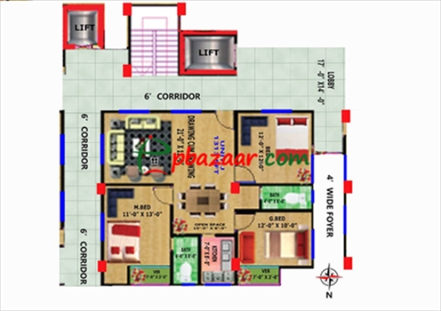 Picture of Apartments For Sale, Mohona Friends- 20 Tower, Rangpur City 