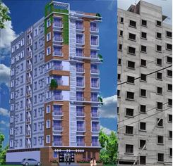 3 Bed, 2 Bath, 2 Wall-Almirah, 2 val 1080 Sft Ready Flat, Matuail এর ছবি